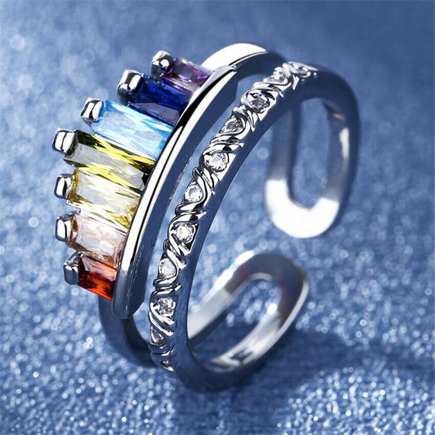 Rainbow® Crown Ring (size adjustable)