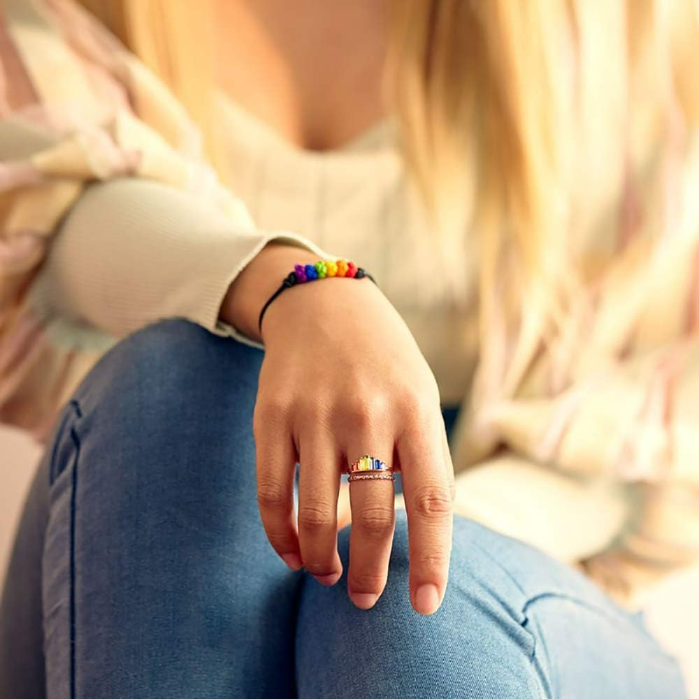 Rainbow® Crown Ring (size adjustable)