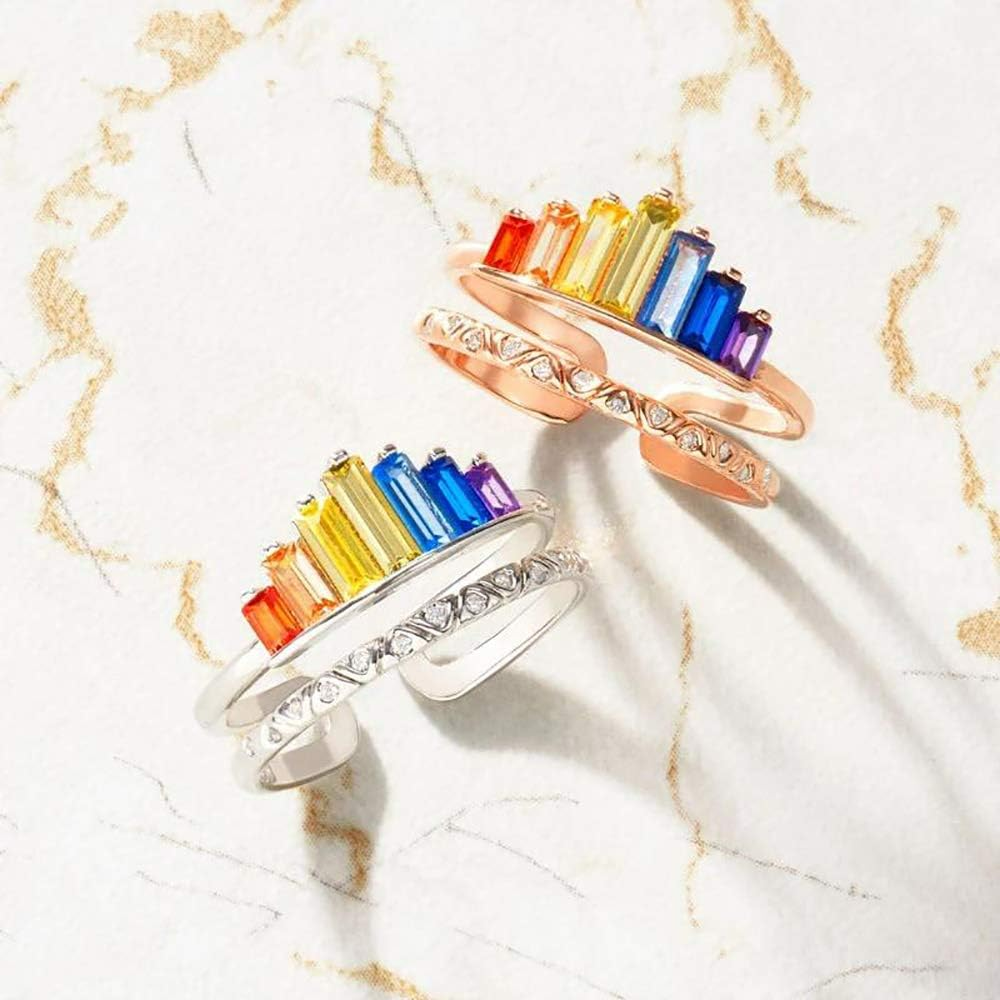 Rainbow® Crown Ring (size adjustable)