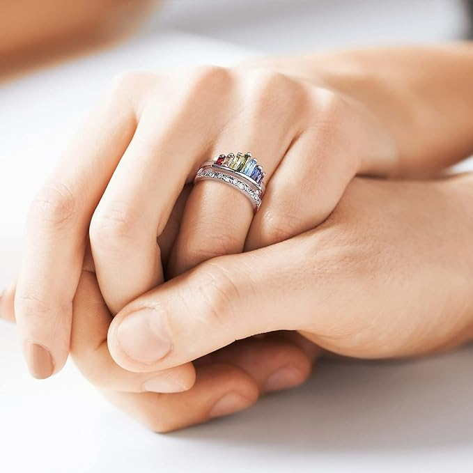Rainbow® Crown Ring (size adjustable)