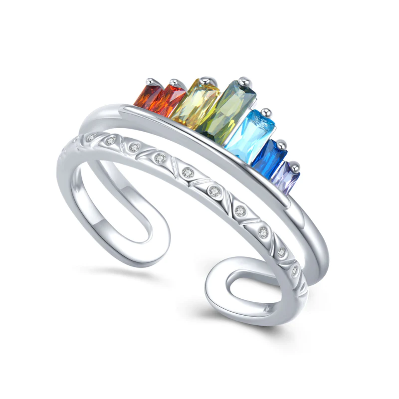 Rainbow® Crown Ring (size adjustable)