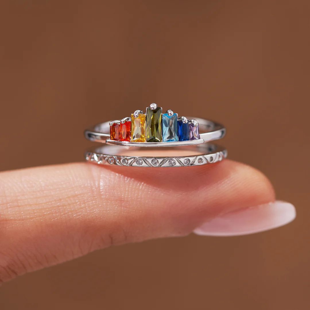 Rainbow® Crown Ring (size adjustable)
