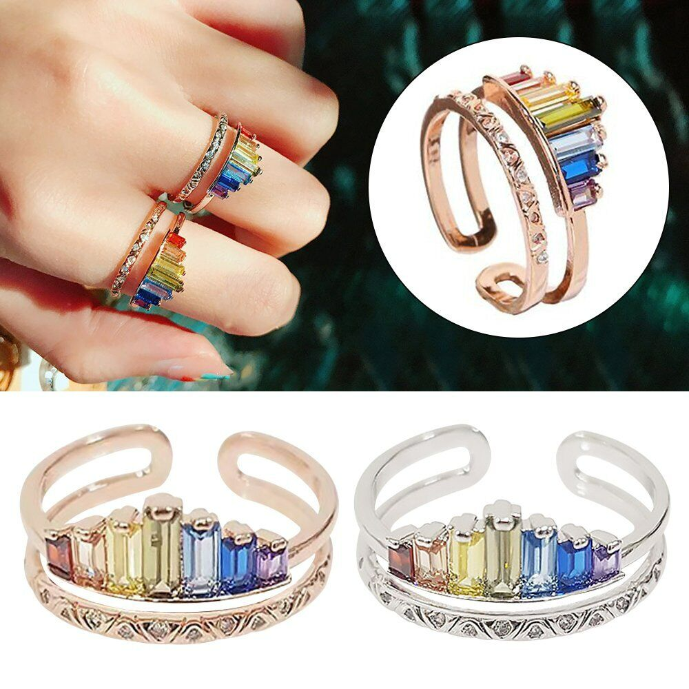 Rainbow® Crown Ring (size adjustable)