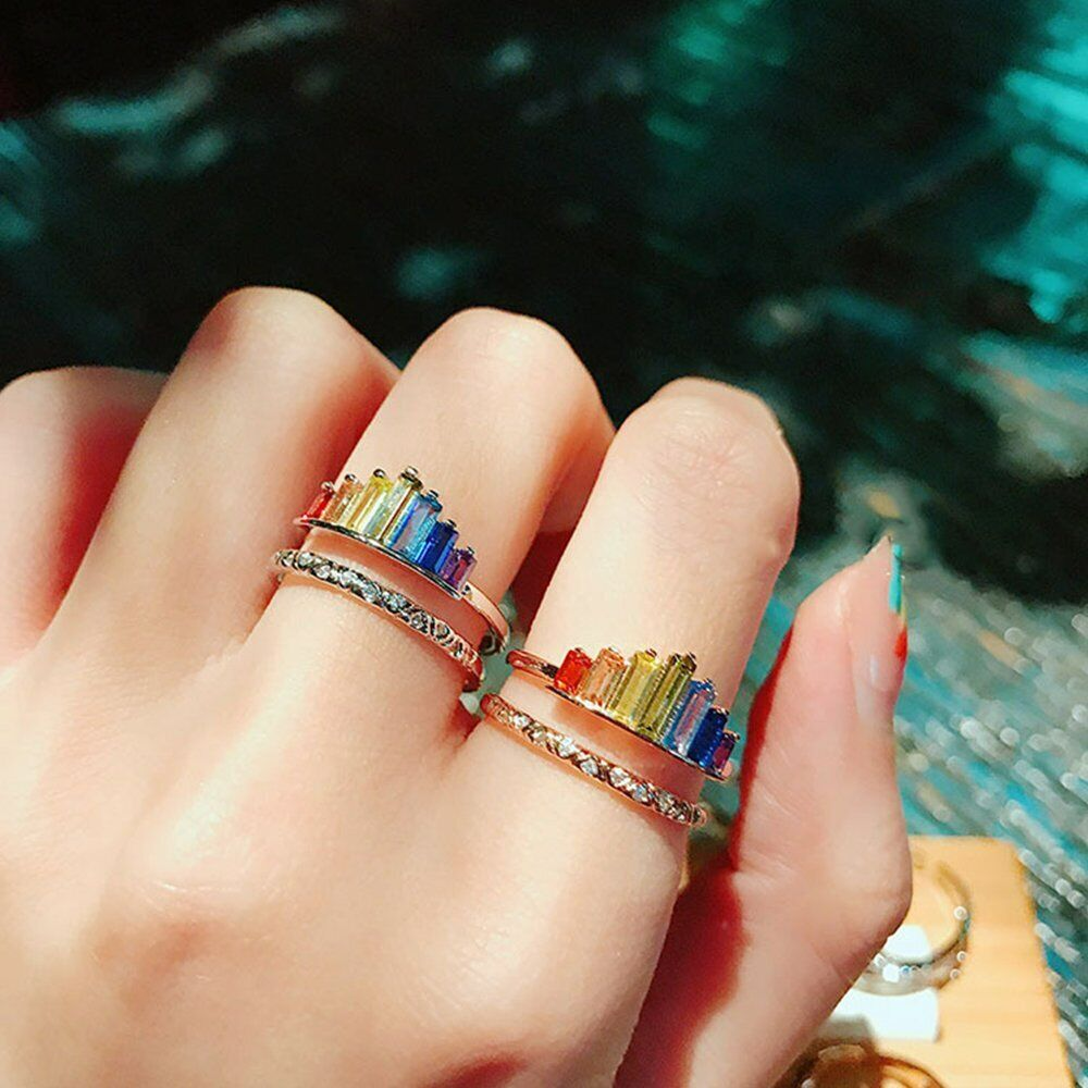 Rainbow® Crown Ring (size adjustable)