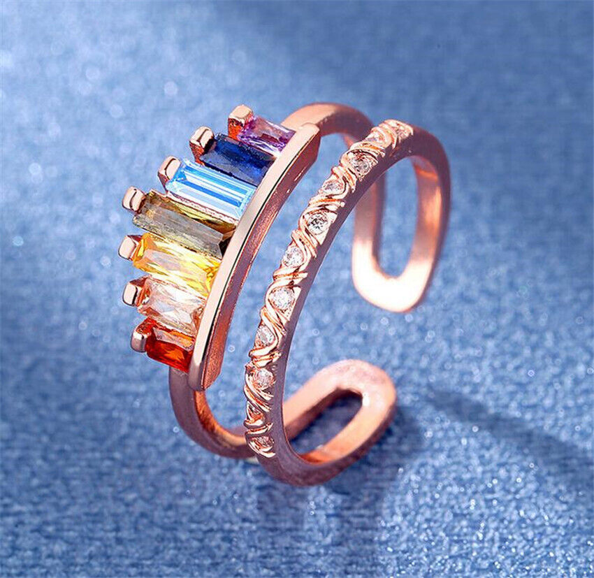 Rainbow® Crown Ring (size adjustable)