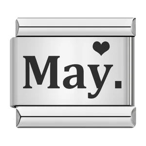 Italian Charm - Silver Month 7