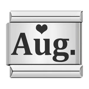 Italian Charm - Silver Month 10
