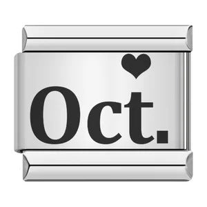 Italian Charm - Silver Month 11