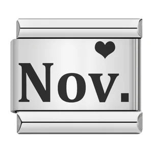 Italian Charm - Silver Month 1
