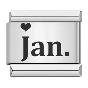 Italian Charm - Silver Month 3
