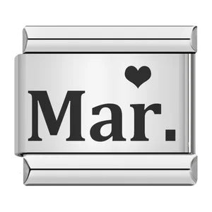 Italian Charm - Silver Month 5