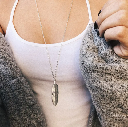 Riley Watson Jewellery Feather Necklace gift listed on product page by Riley Watson | Riley Watson Jewellery