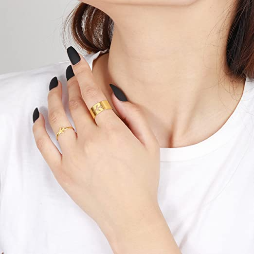 Riley Watson Jewellery Matching Ring Set (adjustable size) [Free Gift with Purchase] by Louise | Riley Watson Jewellery